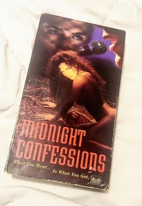 Midnight Confessions VHS Tape RARE 1995 Julie Strain Erotic Malibu Bay HOT - Picture 1 of 1