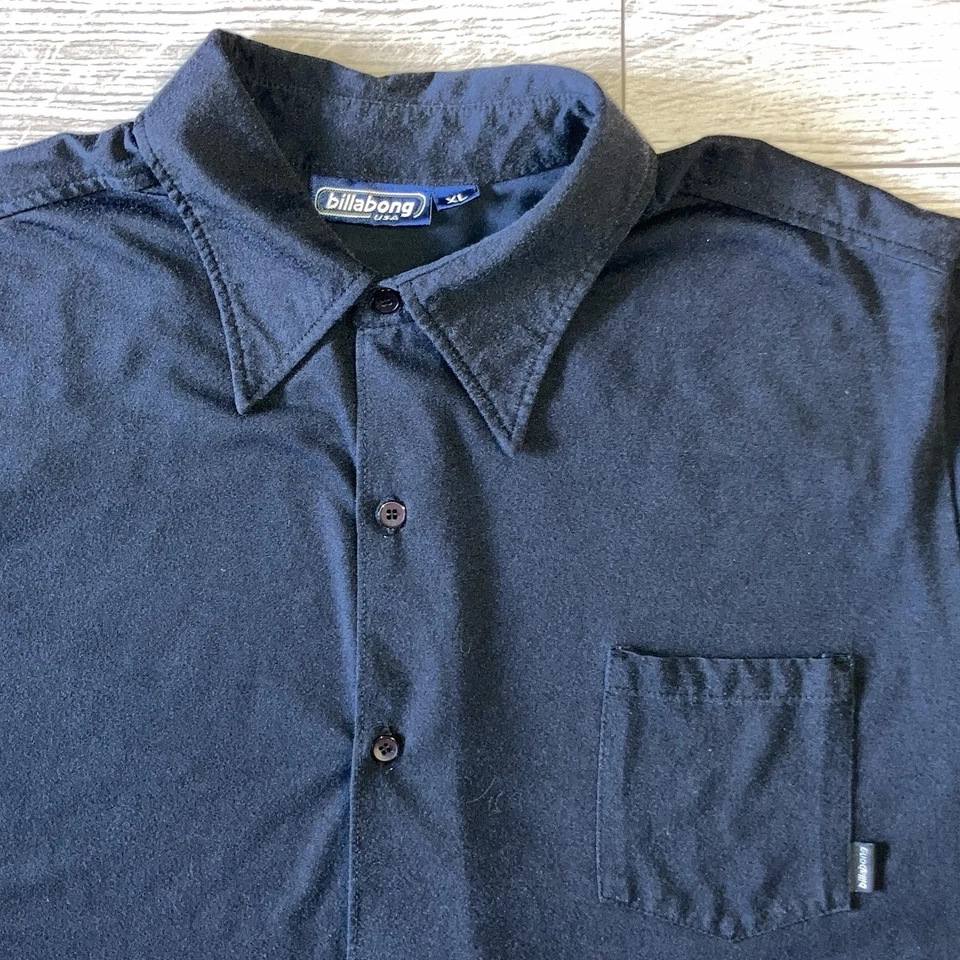 90s Billabong black button up shirt XL - Image 1 of 4