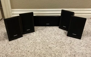 Sony SS-TS102 Surround Speakers & SS-CT101 Center For DAV-DZ170 Front Rear L / R - Picture 1 of 11