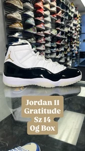 NIKE AIR JORDAN 11 RETRO OG DMP GRATITUDE SZ 14 CT8012-170 AUTHENTIC BOX CLEAN - Picture 1 of 5