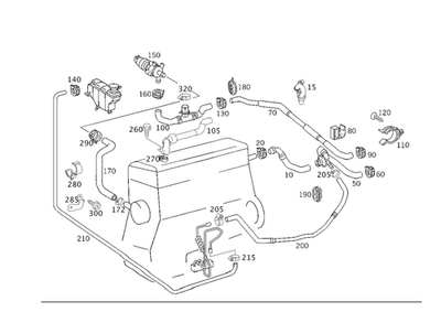 Original Mercedes-Benz Line 203-830-01-15 Foto 1 de 2