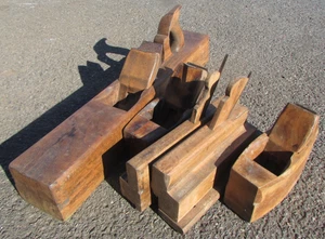 Job Lot of Various Vintage Wooden Planes Carpenters Tool - Picture 1 of 5