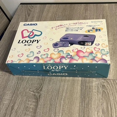 Casio Loopy My Seal Computer SV-100 Console System with Box Tested - Image 1 of 4