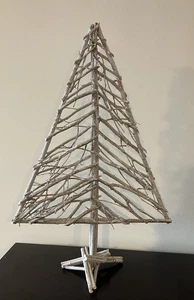 Tall Sparkly Rustic Tree Made From Branches And Twigs - Picture 1 of 8