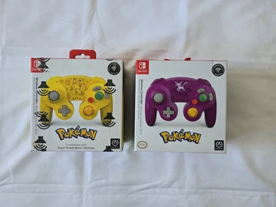Nintendo Switch Pokemon GameCube Wireless Controllers Espeon & Pikachu New! - Image 1 of 4