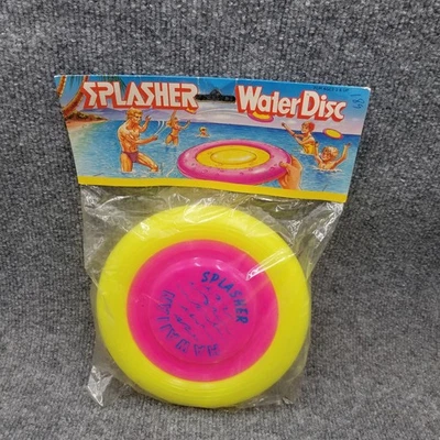 Vintage Splasher Water Disc Underwater Flying Toy Pool Frisbee Hawaiian Pink - Image 1 of 4