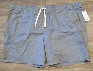 Pantalones Cortos Goodfellow & Co Para Hombre Calce Relajado Todos los Días Talla XXL Algodón 7" Entrepierna Gris - Imagen 1 de 5