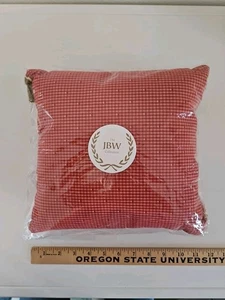 JBW Collection WEIHNACHTEN ROTES Knopfkissen für gezählten Kreuzstich 9 Zoll quadratisch - Bild 1 von 5