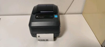 Zebra GX430t 300DPI USB RS-232 Lan Thermo Transfer Etikettendrucker - Bild 1 von 2