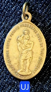 Dépt 27 - Belle Méd Laiton 20x12mm - Archiconfrerie De St Christophe Le Jajolet - Picture 1 of 2