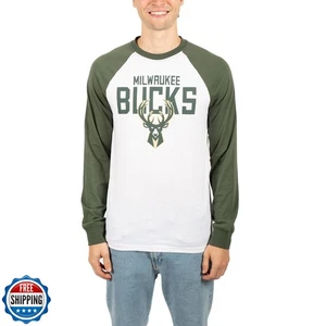 Ultra Game NBA Official Men’s Super Soft Raglan Baseball T-Shirt  - Picture 1 of 5