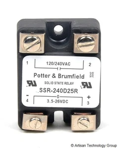 Potter and Brumfield SSR-240D25R Solid State Relays with Paired SCR Outputs - Picture 1 of 4