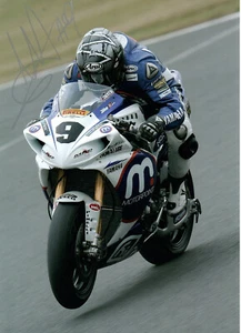 Motor Bike Rider BSB Chris Walker Hand Signed Photo Autograph Rare 7x5" AC - Picture 1 of 1