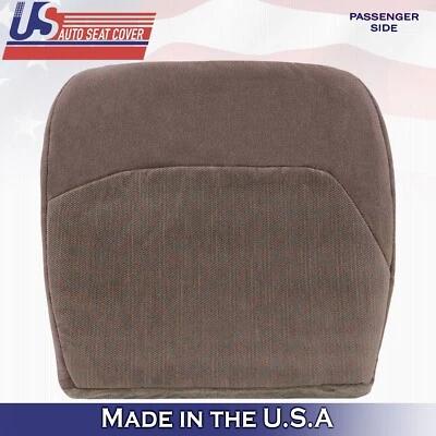 1996 1997 For Ford F150 F250 F350 F450 XLT Passenger Bottom Cloth Seat Cover Tan - Image 1 of 4