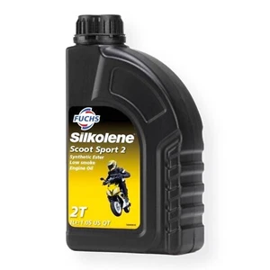 Aceite de motor sintético Silkolene Scoot Sport 2 2T 2 tiempos 1 L Vespa Lambretta - Imagen 1 de 1