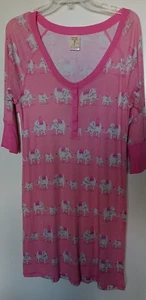 Munki Munki mezcla algodón estampado multicolor manga 3/4 talla L - Imagen 1 de 8
