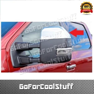 Fit 2017 2018 2019 20 Ford F250/F350 TOP MIRROR Chrome COVER TOWING MIRROR ONLY - Bild 1 von 2