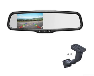 4.3" Car Rear View Mirror Monitor with No12 Bracket For VITO W639 Honda - Picture 1 of 12