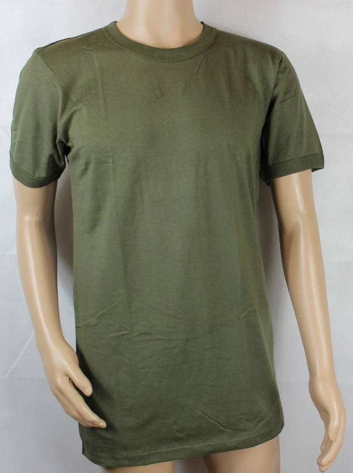 Bundeswehr BW Unterhemd BW-T-Shirt Baumwolle oliv Gr.5-10 NEU