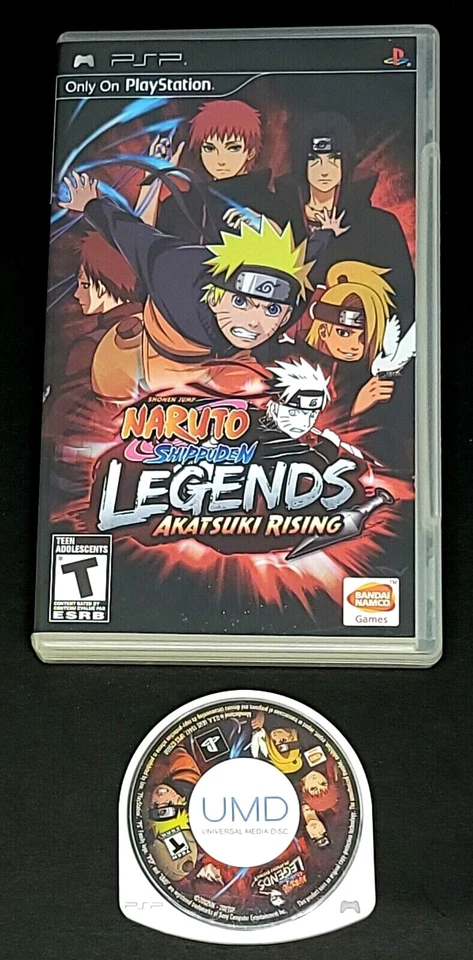 Naruto Shippuden Legends: Akatsuki Rising (Sony PSP, 2009) No Manual - Image 1 of 1