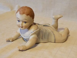 Vintage Bisque Porcelain Piano Baby - Picture 1 of 10