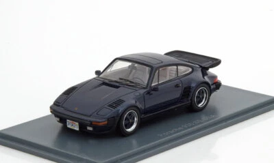 Porsche 930 Is Turbo USA Flatnose 1987 Dark Blue Metal Neo 43273 1/43 Resin - Image 1 of 3