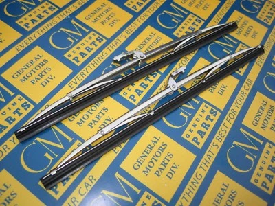 1953-1956 Buick Cadillac Oldsmobile Pontiac Windshield Wiper Blades Pair - Image 1 of 4