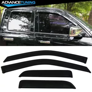 Fit 09-23 Dodge Ram 1500 Extended Cab Window Visor Rain Sun Guard Deflector 4PC - Picture 1 of 7