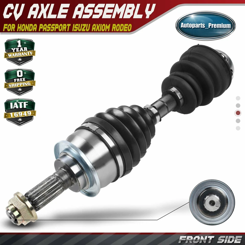 Conjunto de eje CV delantero izquierdo o derecho para Honda Passport Isuzu Axiom Rodeo Sport Foto 1 de 4