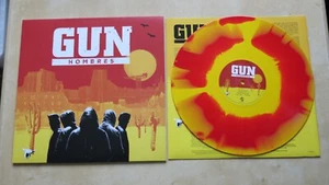 GUN Hombres Blood Records yellow / red vinyl LP 300 only Low number 30/300 - Picture 1 of 3
