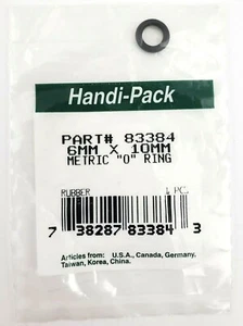 Handi-Pack 83384 6mm x 10mm Metric O Ring - Picture 1 of 5