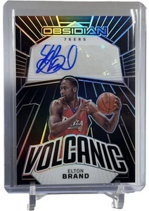 2022-23 Obsidian Elton Brand Volcanic Signatures Card No. VS-BPR #08/99 76er - Bild 1 von 6