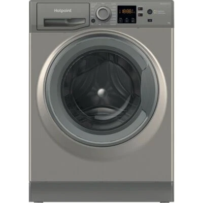 Hotpoint NSWM 7469 GG UK 7Kg Washing Machine Graphite 1400 RPM A Rated - Image 1 of 4