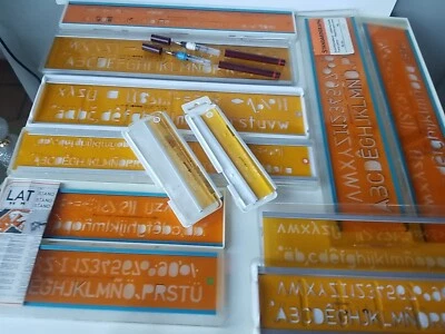 Rotring/ Standardgraph Schriftschablonen/ Schablonen  Technisches  Zeichnen Set  - Bild 1 von 4