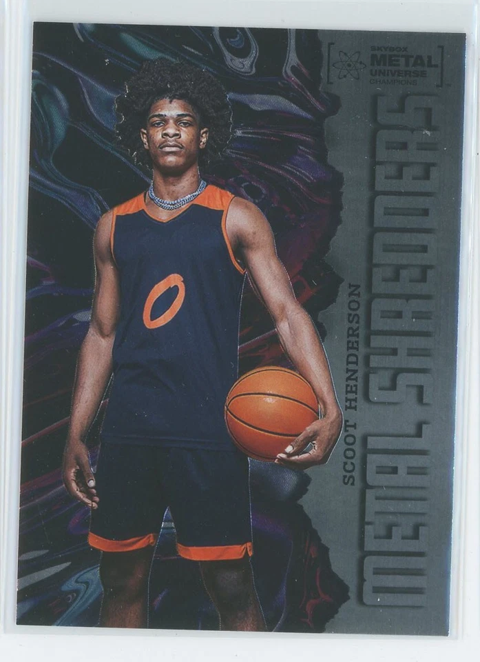 Scoot Henderson 2022 Upper Deck Skybox Metal Universe Metal Shredders RC - Image 1 of 1