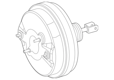 Mercedes Benz S63 AMG S550 S600 S550e 2014-2017 Power Brake Booster 2224301130 - Image 1 of 3