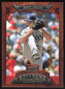 2008 Upper Deck Ballpark Collection   Scott Kazmir #90 Tampa Bay Rays