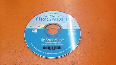 ⭐️⭐️⭐️⭐️⭐️ Broderbund Print Shop Multimedia Organizer For Windows Disc Only  - Image 1 of 2