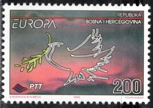 1995 Bosnia Herzegovina Europa CEPT Peace and Freedom MNH - Picture 1 of 1