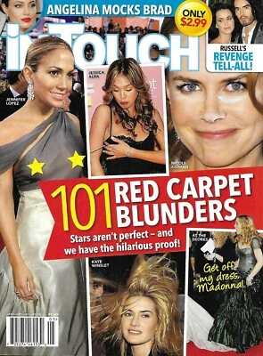 In Touch Weekly Magazine 101 Red Carpet Blunders Angelina Jolie Katy Perry 2012. - Image 1 of 4