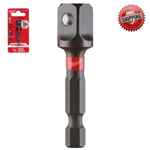SHOCKWAVE Impact Duty 1/4 in. x 3/8 in. Adaptador de enchufe cuadrado de acero de aleación - Imagen 1 de 1