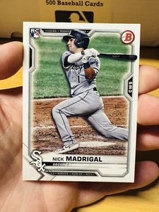 Nick Madrigal Chicago White Sox 2021 Bowman Rookie Card #77 RC - Bild 1 von 2