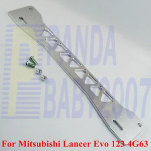Rear Lower Suspension Subframe Brace Kit For Mitsubishi Lancer EVO 1 2 3 4G63 - Picture 1 of 7