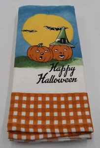 TIENDA Juego de Toallas de Cocina 3 Feliz Halloween JACK O LINTERNAS Murciélagos de Luna NUEVO SIN ETIQUETAS - Imagen 1 de 12