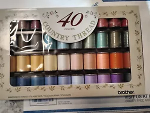 Open Box Brother Polyester Machine Embroidery Thread 300m 36 New Out Of 40 - Picture 1 of 18