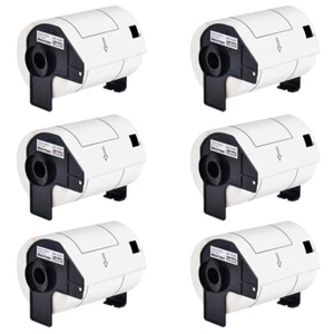 6 Rollos 103mmx164mm Papel Envío 180 Etiqueta P/R Compatible Brother QL1100 DK-1247 - Imagen 1 de 12