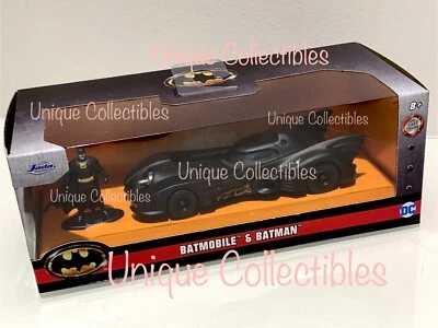 Jada Batman 1989 Batmobile & Batman Hollywood Rides Diecast Model 1:32 NEW - Image 1 of 4
