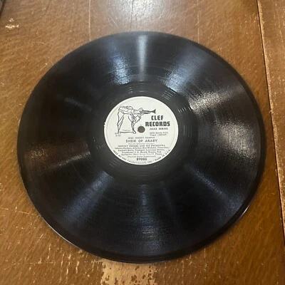 JOHNNY HODGES Sheik of Araby / Jappa Clef Records 78 NM Jazz 10” Shellac Promo - Image 1 of 3