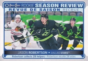 2021-22 OPC O-Pee-Chee Base Rookie Season Review #545 Jason Robertson - Stars - Picture 1 of 2