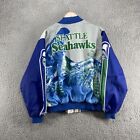 Vintage Chalk Line NFL Seattle Seahawks Satin Fanimation Jacket Size XL Mens